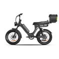 Load image into Gallery viewer, Emma 3.0 Electric Bike Long Range 240km 2-person Seat cargo trunk black color - au.roll-road.com