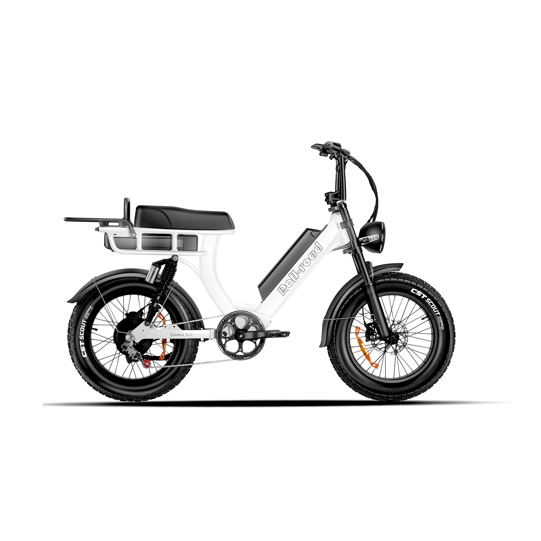 Emma 3.0 Electric Bike Long Range 240km white color - au.roll-road.com