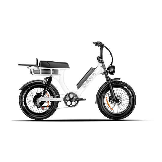 Emma 3.0 Electric Bike Long Range white color - au.roll-road.com