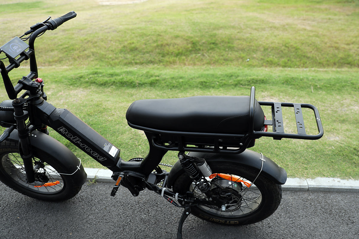 rollroad_ebike 2 person seat  for big riders comfortable